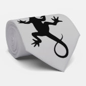 Lizards die één voor één klimmen stropdas (Opgerold)