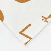 Lizards en kameleons naadloos patroon fleece deken (Hoek)