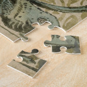 Lizards, ontworpen voor een tegel (m/v op papier) legpuzzel (Zijkant)