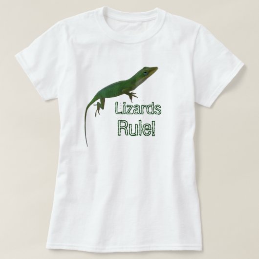 Lizards-regel T-shirt (Design voorkant)