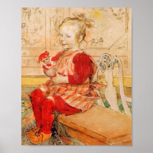 Lizbeth Holding a Doll Poster (Voorkant)