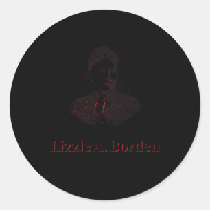 Lizzie A Borden Het was een bijl-idioot Lizzie And Ronde Sticker