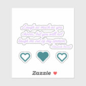 Lizzie Bennet-Sticker voor laptop Sticker (Vel)