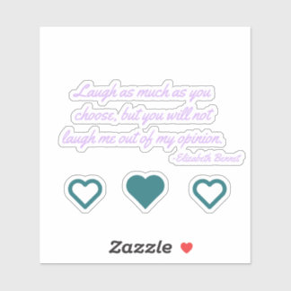 Lizzie Bennet-Sticker voor laptop Sticker
