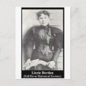lizzie borden briefkaart (Voorkant)
