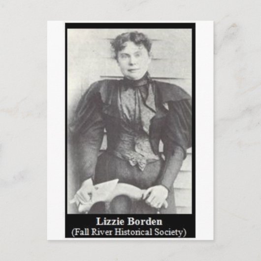 lizzie borden briefkaart (Voorkant)