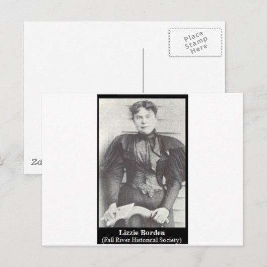 lizzie borden briefkaart (Voorkant / Achterkant)
