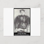 lizzie borden briefkaart (Voorkant)