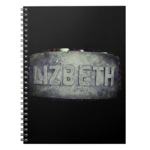 Lizzie Borden Grave Marker - Herfst River, MA Notitieboek