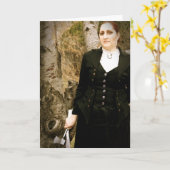 Lizzie Borden Verjaardag Kaart (Gele Bloem)