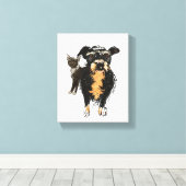 Lizzie&Kitty Canvas Afdruk (Insitu (Houten vloer))