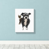 Lizzie&Kitty Canvas Afdruk (Insitu (Houten vloer))