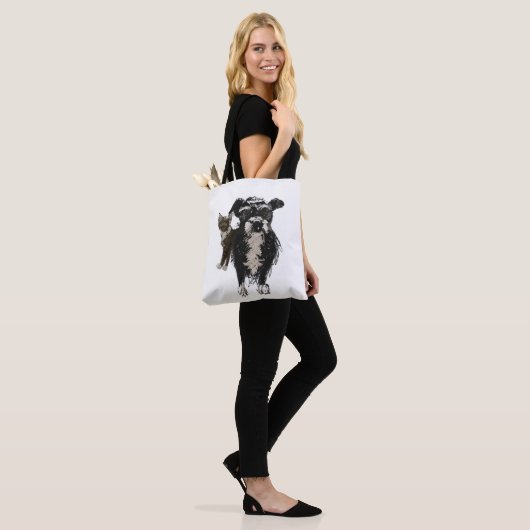 Lizzie&Kitty Tote Bag (Op model)