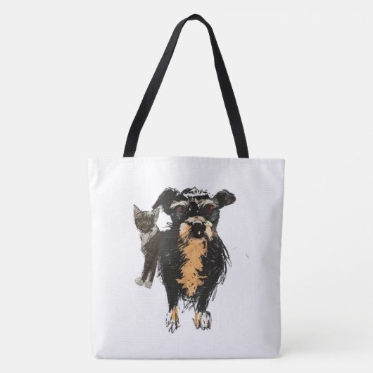 Lizzie & Kitty Tote Bag (Voorkant)