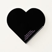  Lizzie naam paarse krokus bloemig Notitieboek (Achterkant)