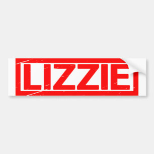 Lizzie Stamp Bumpersticker