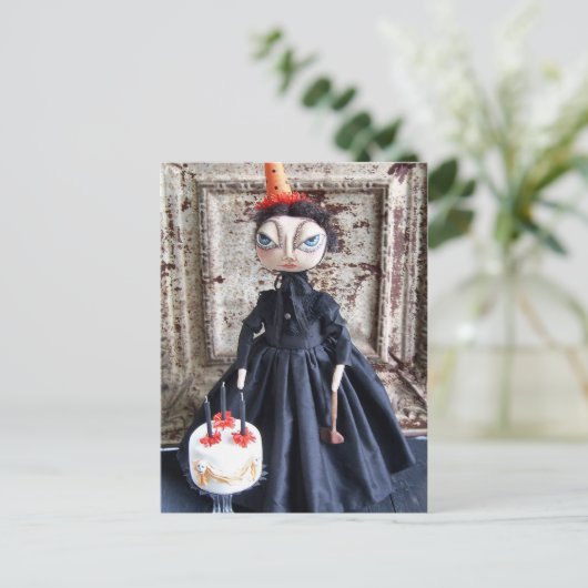 Lizzie verjaardagsfeestje Briefkaart (Staand voorkant)