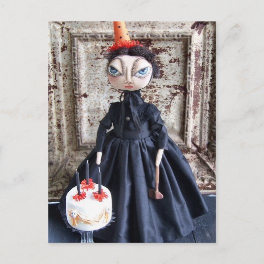 Lizzie verjaardagsfeestje Briefkaart (Voorkant)