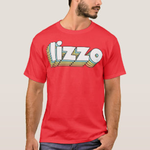 Lizzo Retro Rainbow Typografie Faded Style T-shirt