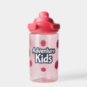 Lizzy de kikker framboos | Waterfles (Achterkant)