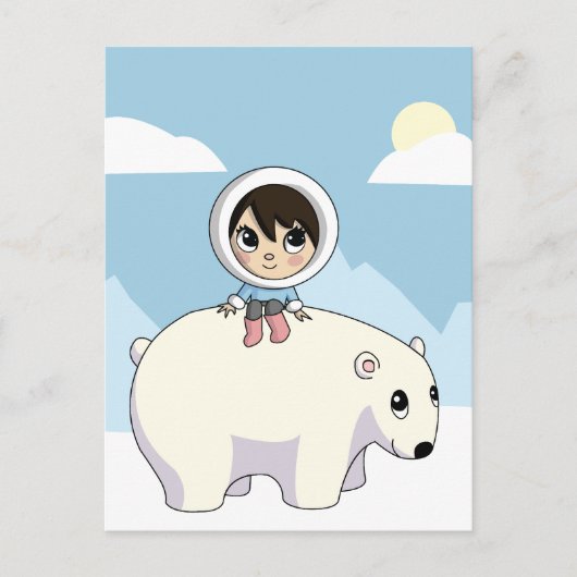 Lizzy en Frosting Briefkaart (Voorkant)