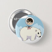 Lizzy en Frosting Ronde Button 5,7 Cm (Voorkant /achterkant)