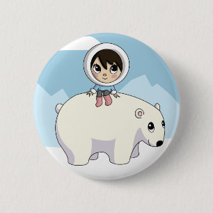 Lizzy en Frosting Ronde Button 5,7 Cm