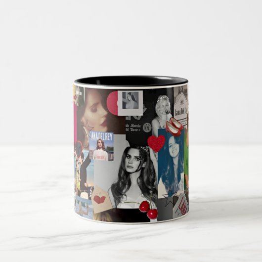 Lizzy Esthetische Collage Mok -  Retro (Center)