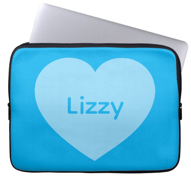 Lizzy Hugs Laptop Cover Laptop Sleeve (Voorkant)
