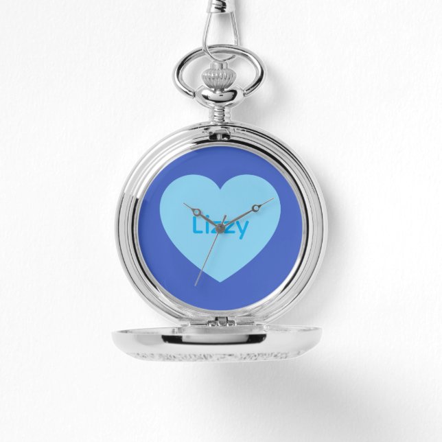 Lizzy Hugs Table Clock Pocket Horloge (Voorkant)