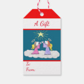Lizzy's People Angels Holy Night Gift Labels Cadeaulabel (Achterkant)