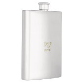 LJ Monogram Elegant Modern Wedding Flacon (Rechts)