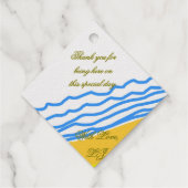 LJ Monogram Elegante Trouw  Bedankjes Labels (Achterkant)