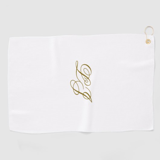LJ monogram handdoek (Horizontaal)