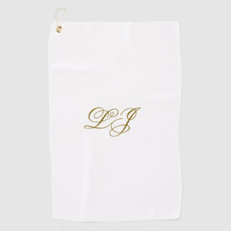 LJ monogram handdoek