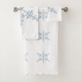 LJ Monogram Snowflake Handdoek (Insitu)