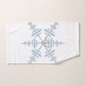 LJ Monogram Snowflake Handdoek (Handdoek)