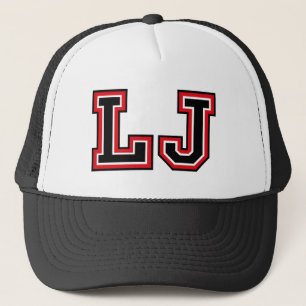 "LJ" Monogram Trucker Hat Pet
