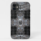 LJP Cross Elegant Monogram Case-Mate iPhone Case (Achterkant)