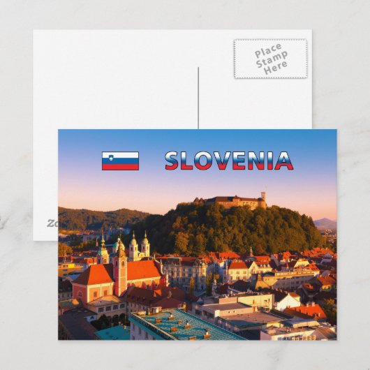 Ljubljana 002C Briefkaart (Voorkant / Achterkant)
