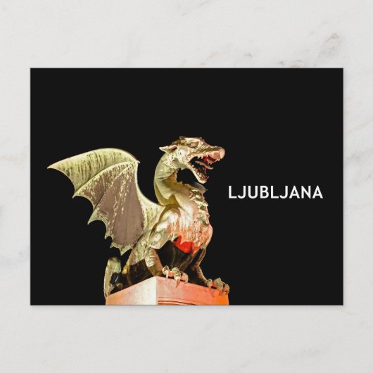 Ljubljana 01B Briefkaart (Voorkant)