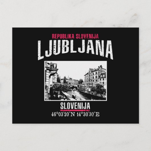 Ljubljana Briefkaart (Voorkant)
