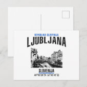 Ljubljana Briefkaart (Voorkant / Achterkant)
