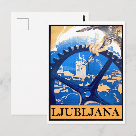 Ljubljana Briefkaart (Voorkant / Achterkant)