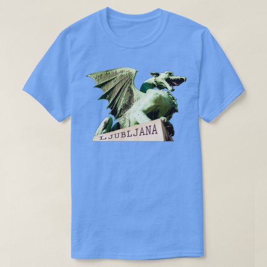 Ljubljana City of Dragons T-shirt (Design voorkant)