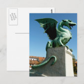 Ljubljana Dragon Briefkaart (Voorkant / Achterkant)