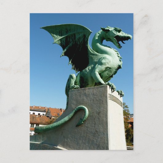 Ljubljana Dragon Briefkaart (Voorkant)