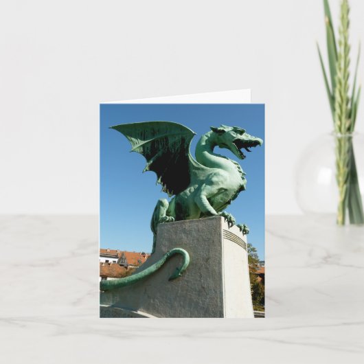 Ljubljana Dragon Kaart (Voorkant)