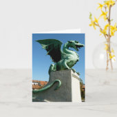 Ljubljana Dragon Kaart (Gele Bloem)