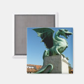Ljubljana Dragon Magneet (Voorkant / Achterkant)